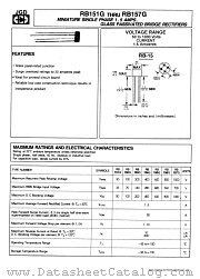 RB156G datasheet pdf Jinan Gude Electronic Device