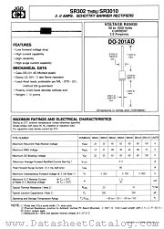 SR302 datasheet pdf Jinan Gude Electronic Device