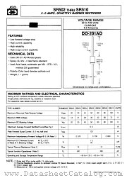 SR505 datasheet pdf Jinan Gude Electronic Device