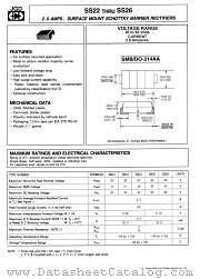 SS22 datasheet pdf Jinan Gude Electronic Device