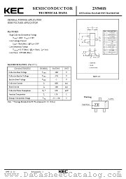 2N5401S datasheet pdf Korea Electronics (KEC)