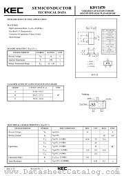 KDV1470 datasheet pdf Korea Electronics (KEC)