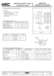 KDV1471 datasheet pdf Korea Electronics (KEC)