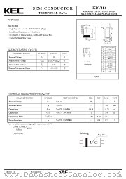 KDV214 datasheet pdf Korea Electronics (KEC)