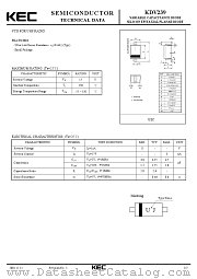 KDV239 datasheet pdf Korea Electronics (KEC)