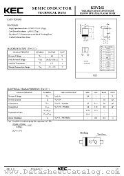 KDV262 datasheet pdf Korea Electronics (KEC)