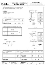 KDV804M datasheet pdf Korea Electronics (KEC)