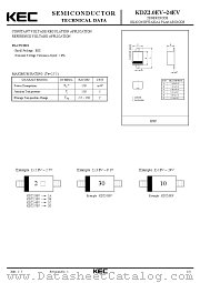 KDZ3.9EV datasheet pdf Korea Electronics (KEC)