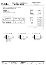 KDZ3.0V datasheet pdf Korea Electronics (KEC)