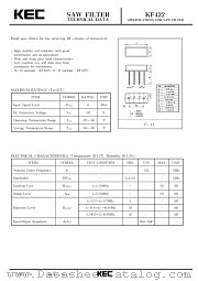 KF422 datasheet pdf Korea Electronics (KEC)
