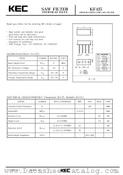 KF425 datasheet pdf Korea Electronics (KEC)
