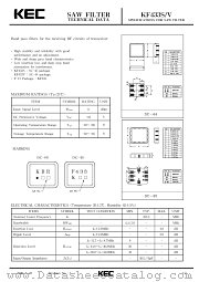 KF433V datasheet pdf Korea Electronics (KEC)