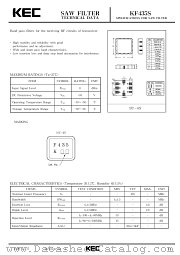 KF435S datasheet pdf Korea Electronics (KEC)