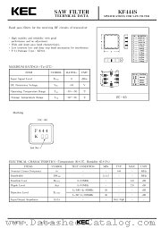 KF444S datasheet pdf Korea Electronics (KEC)