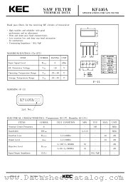 KF446A datasheet pdf Korea Electronics (KEC)