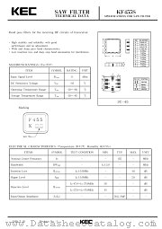 KF455S datasheet pdf Korea Electronics (KEC)