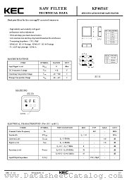 KF465AU datasheet pdf Korea Electronics (KEC)