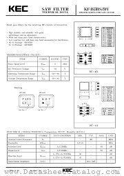 KF465BS datasheet pdf Korea Electronics (KEC)