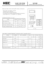 KF468 datasheet pdf Korea Electronics (KEC)