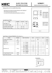 KF881FU datasheet pdf Korea Electronics (KEC)