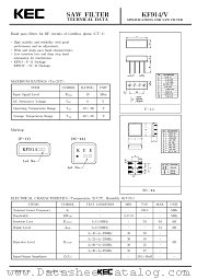 KF914V datasheet pdf Korea Electronics (KEC)