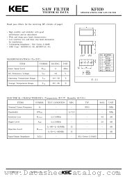 KF930 datasheet pdf Korea Electronics (KEC)