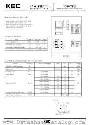 KF947FU datasheet pdf Korea Electronics (KEC)