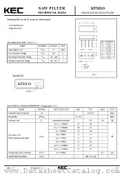 KFM110 datasheet pdf Korea Electronics (KEC)