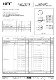 KFX0327T datasheet pdf Korea Electronics (KEC)