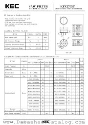 KFX2703T datasheet pdf Korea Electronics (KEC)