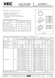 KFX8631T datasheet pdf Korea Electronics (KEC)
