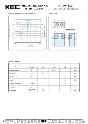 KHB0914A01 datasheet pdf Korea Electronics (KEC)