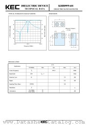 KHB0959A01 datasheet pdf Korea Electronics (KEC)