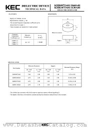 KHR0975A01 datasheet pdf Korea Electronics (KEC)
