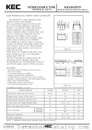 KIA3842P datasheet pdf Korea Electronics (KEC)