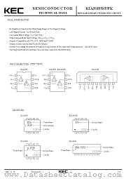 KIA393FK datasheet pdf Korea Electronics (KEC)