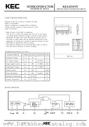 KIA4210SV datasheet pdf Korea Electronics (KEC)