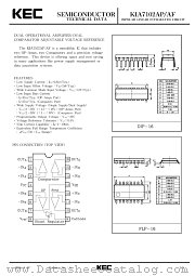 KIA7102AF datasheet pdf Korea Electronics (KEC)