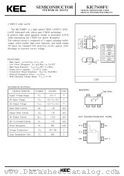 KIC7S08FU datasheet pdf Korea Electronics (KEC)