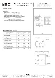 KIC7SZ14FU datasheet pdf Korea Electronics (KEC)