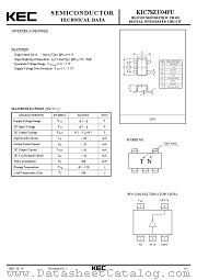 KIC7SZU04FU datasheet pdf Korea Electronics (KEC)