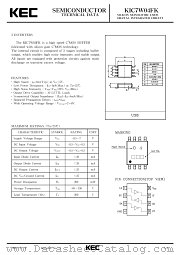 KIC7W04FK datasheet pdf Korea Electronics (KEC)