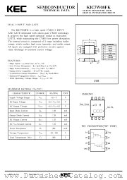 KIC7W08FK datasheet pdf Korea Electronics (KEC)