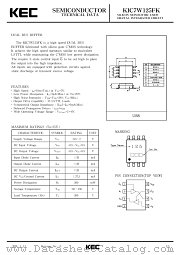 KIC7W125FK datasheet pdf Korea Electronics (KEC)