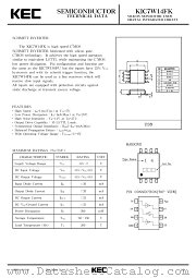 KIC7W14FK datasheet pdf Korea Electronics (KEC)