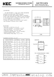 KIC7WU04FK datasheet pdf Korea Electronics (KEC)