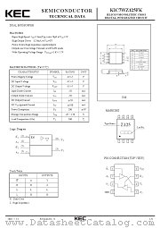 KIC7WZ125FK datasheet pdf Korea Electronics (KEC)