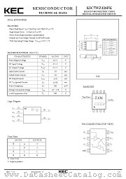 KIC7WZ126FK datasheet pdf Korea Electronics (KEC)