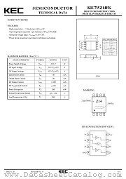 KIC7WZ14FK datasheet pdf Korea Electronics (KEC)