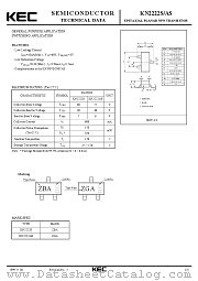KN2222S datasheet pdf Korea Electronics (KEC)